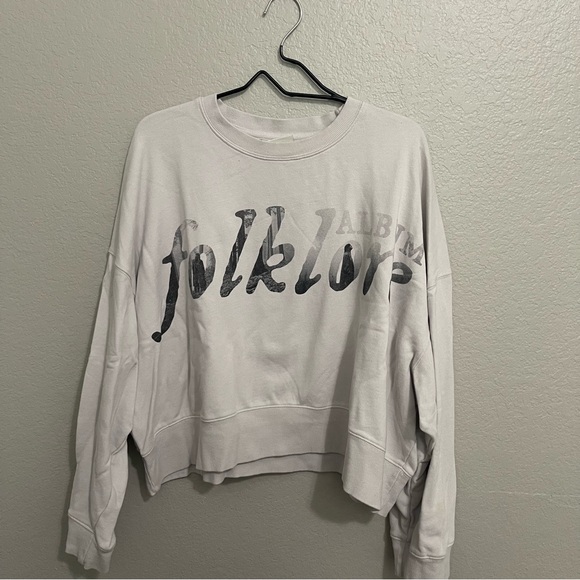 folklore cropped sweatshirt - Picture 1 of 3